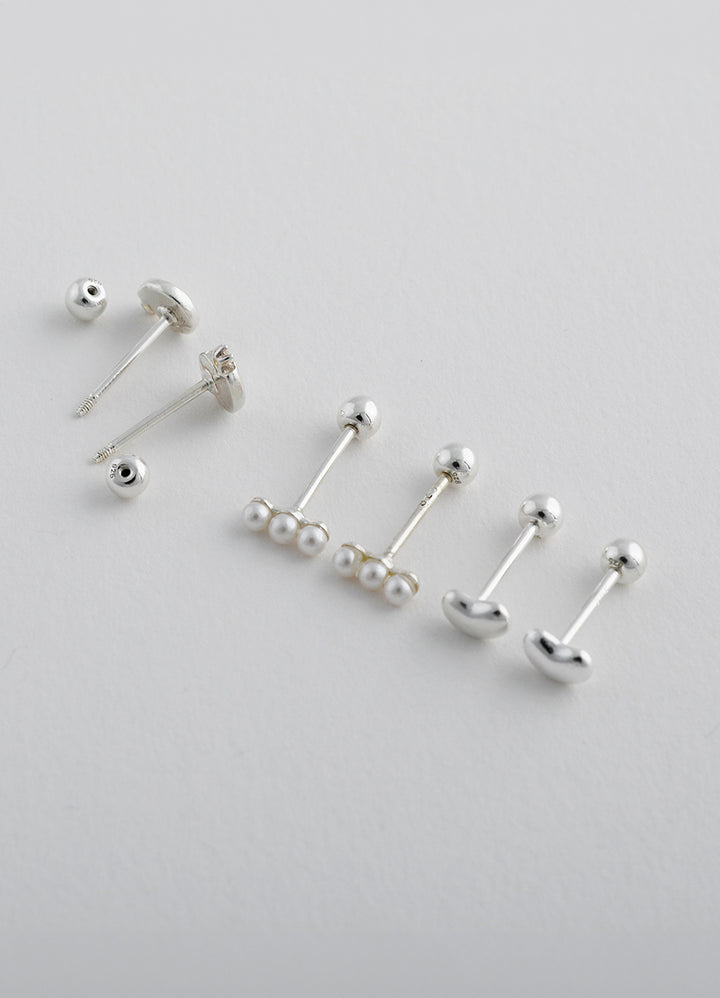 タイニースクリューピアス【ウズ】 (シルバー925) Teilen