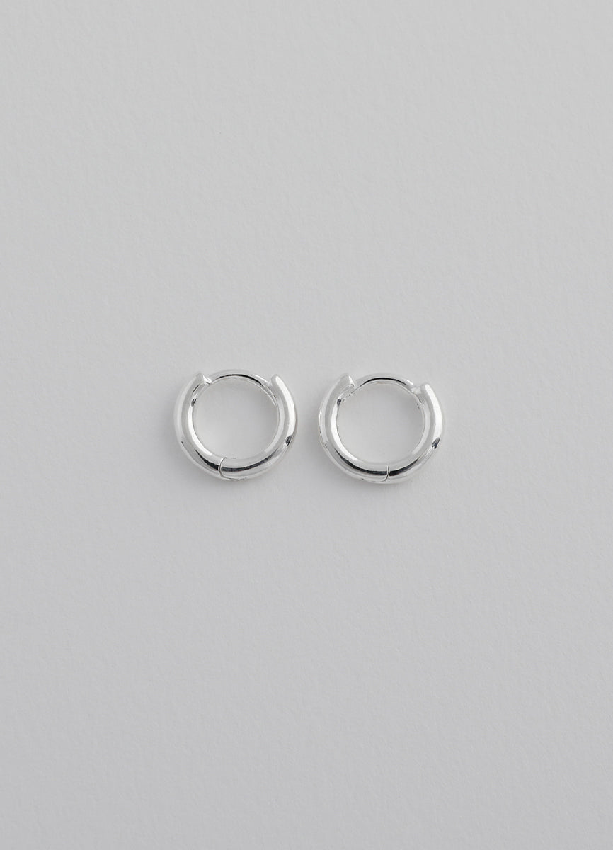 サークルフープピアス 10mm (シルバー925) Teilen