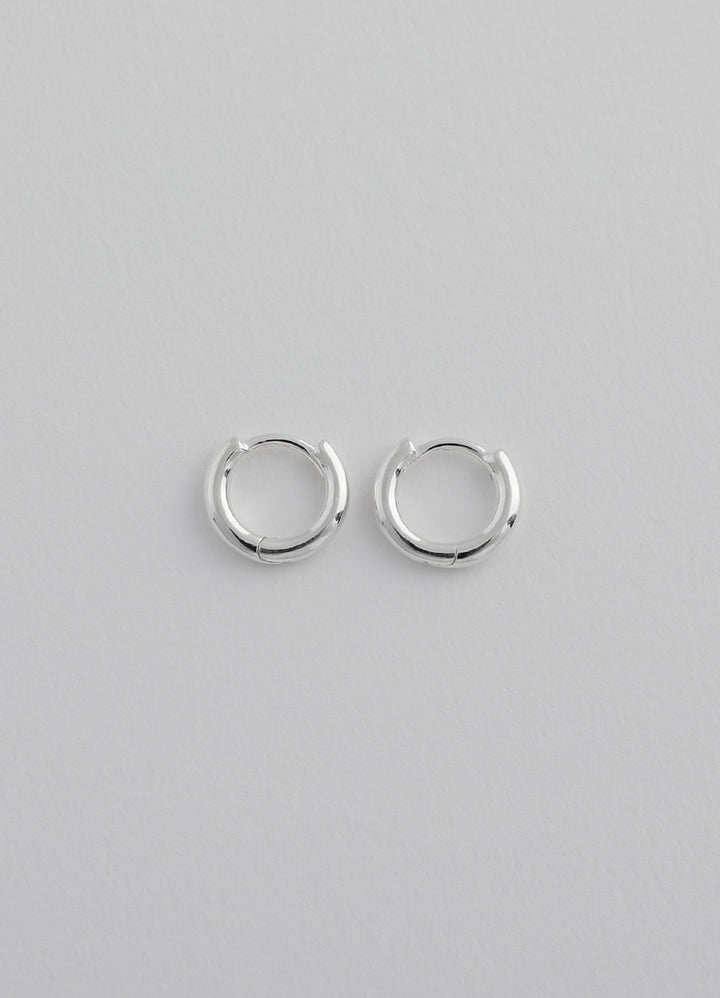 サークルフープピアス 10mm (シルバー925) Teilen