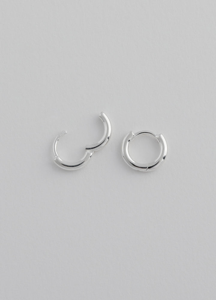 サークルフープピアス 10mm (シルバー925) Teilen