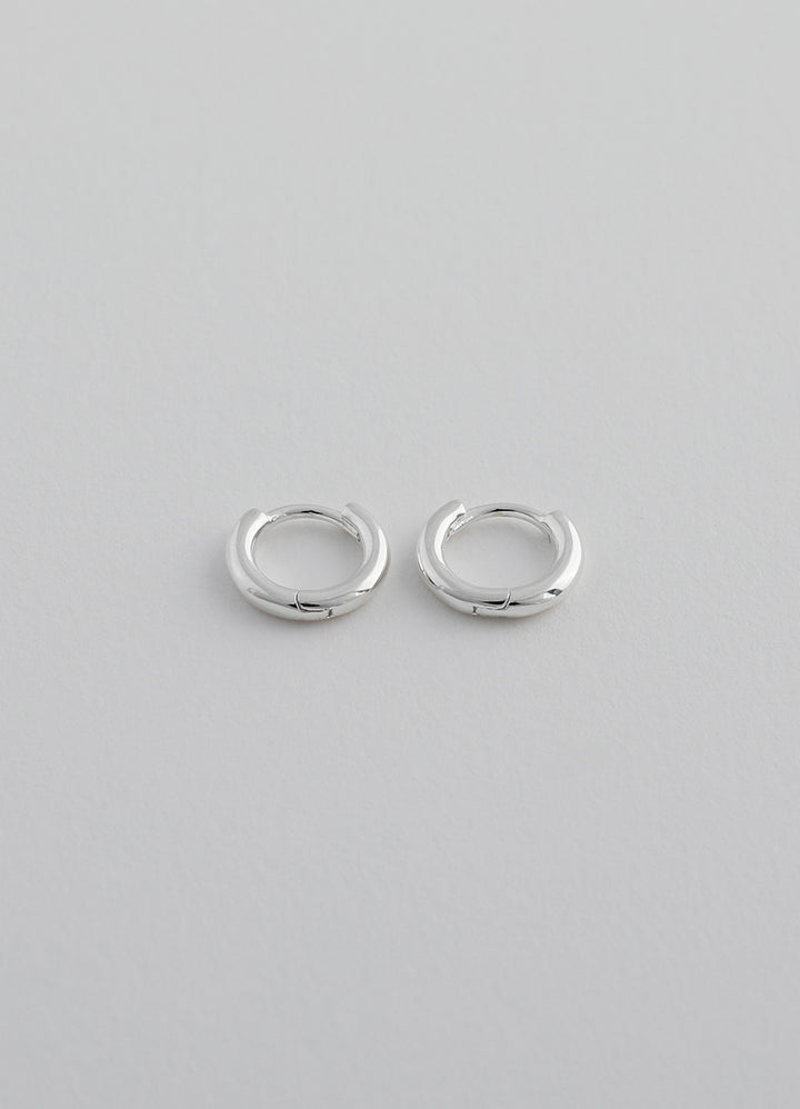 サークルフープピアス 10mm (シルバー925) Teilen