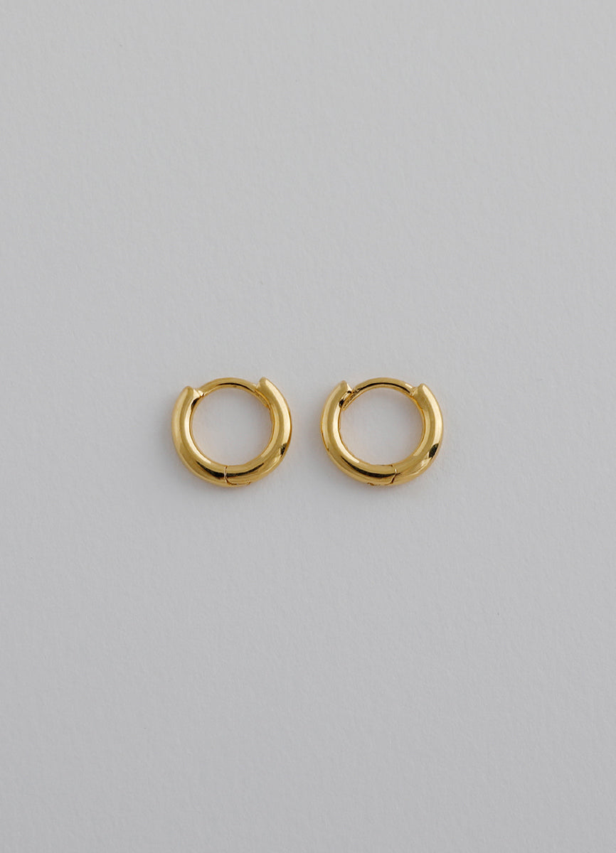 サークルフープピアス 10mm (シルバー925) Teilen
