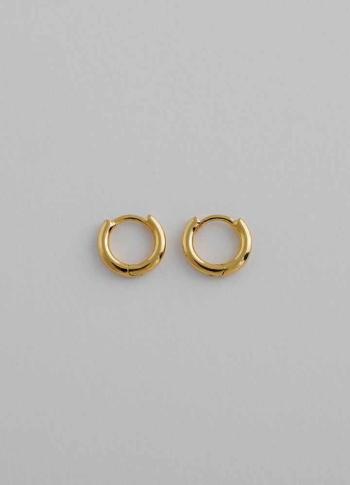 サークルフープピアス 10mm (シルバー925) Teilen