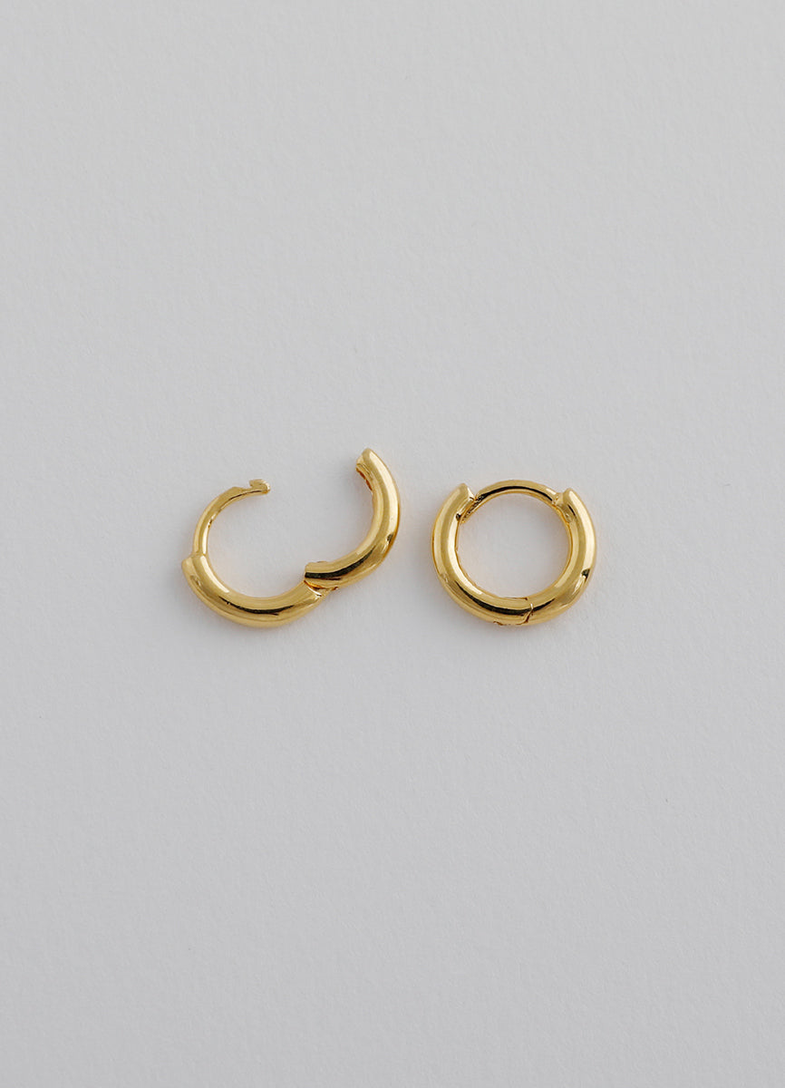 サークルフープピアス 10mm (シルバー925) Teilen