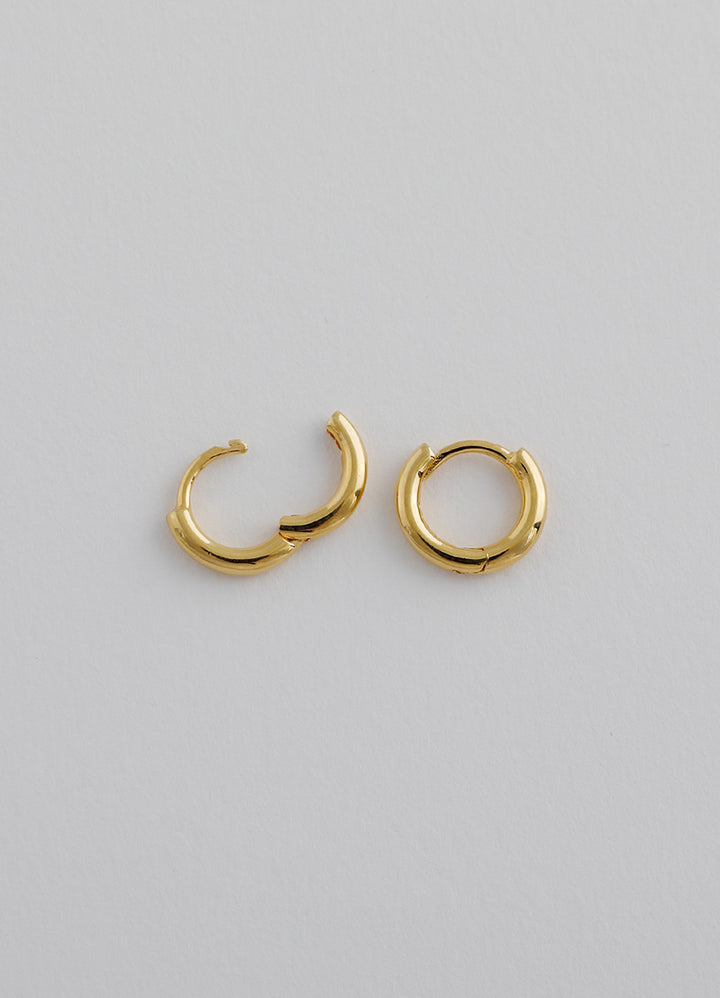 サークルフープピアス 10mm (シルバー925) Teilen
