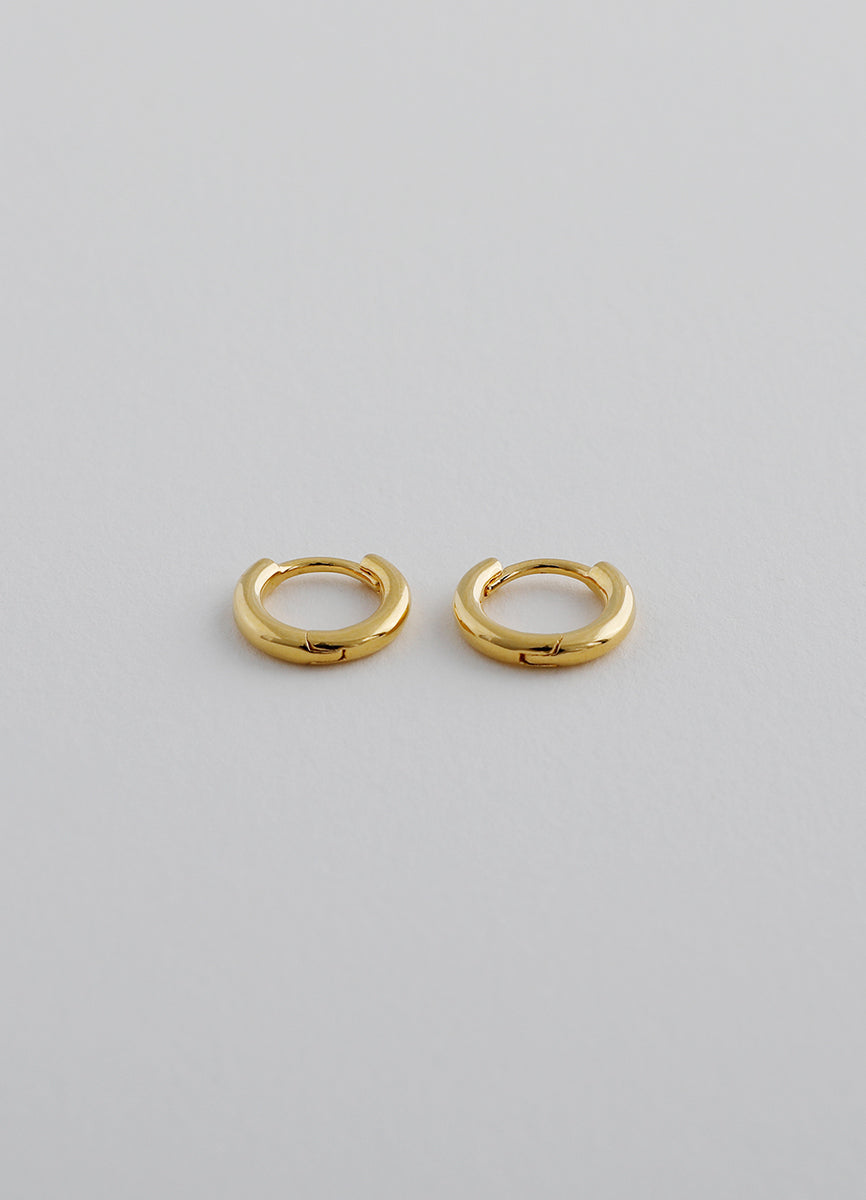 サークルフープピアス 10mm (シルバー925) Teilen