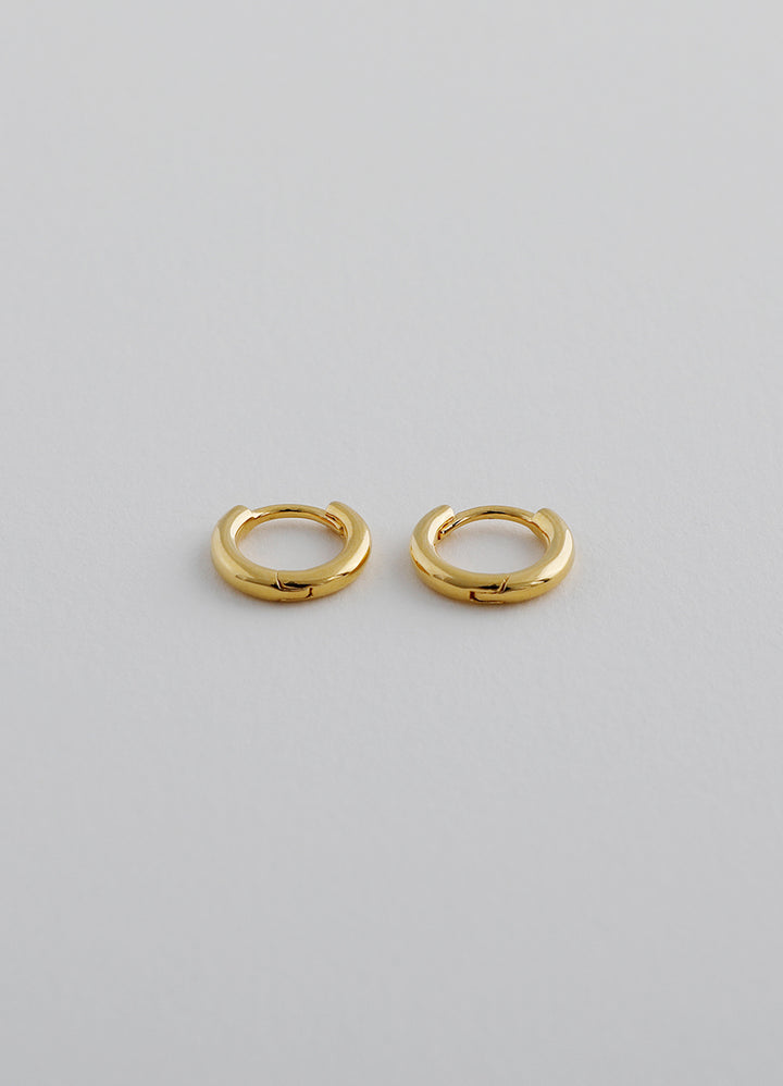 サークルフープピアス 10mm (シルバー925) Teilen