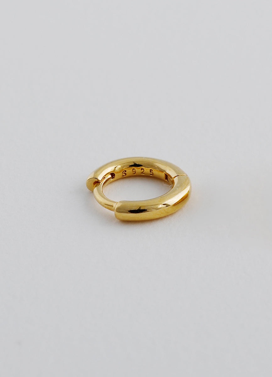 サークルフープピアス 10mm (シルバー925) Teilen