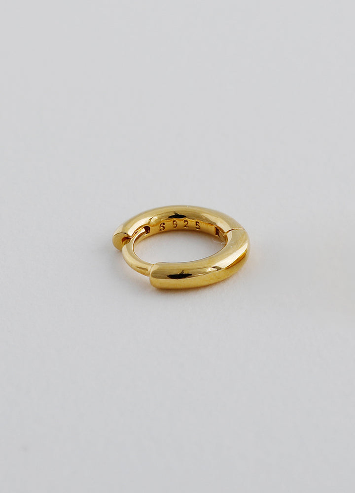 サークルフープピアス 10mm (シルバー925) Teilen