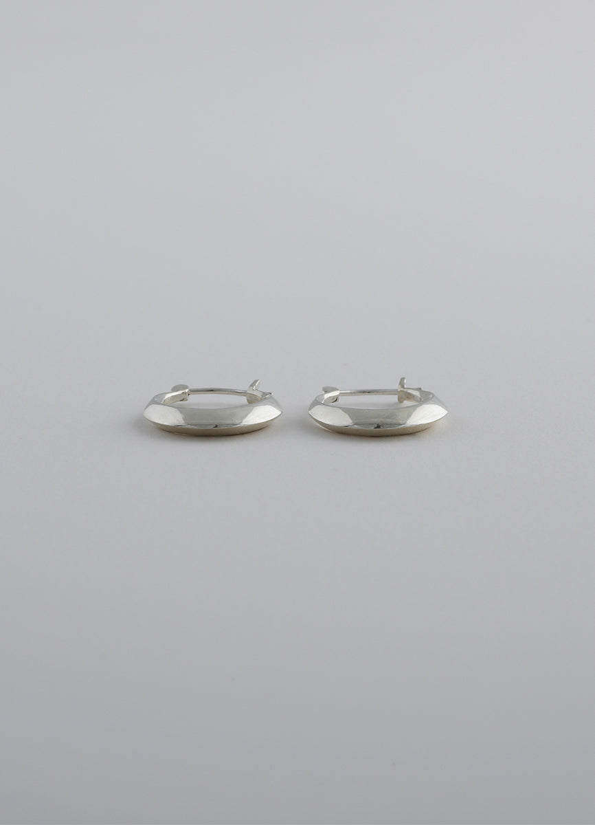 ムーンフープピアス (シルバー925) Huk
