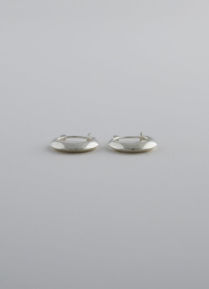 ムーンフープピアス (シルバー925) Huk