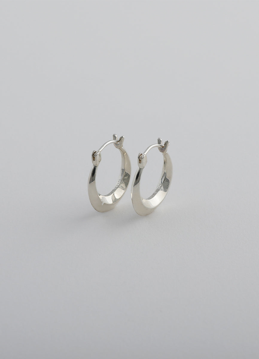 ムーンフープピアス (シルバー925) Huk