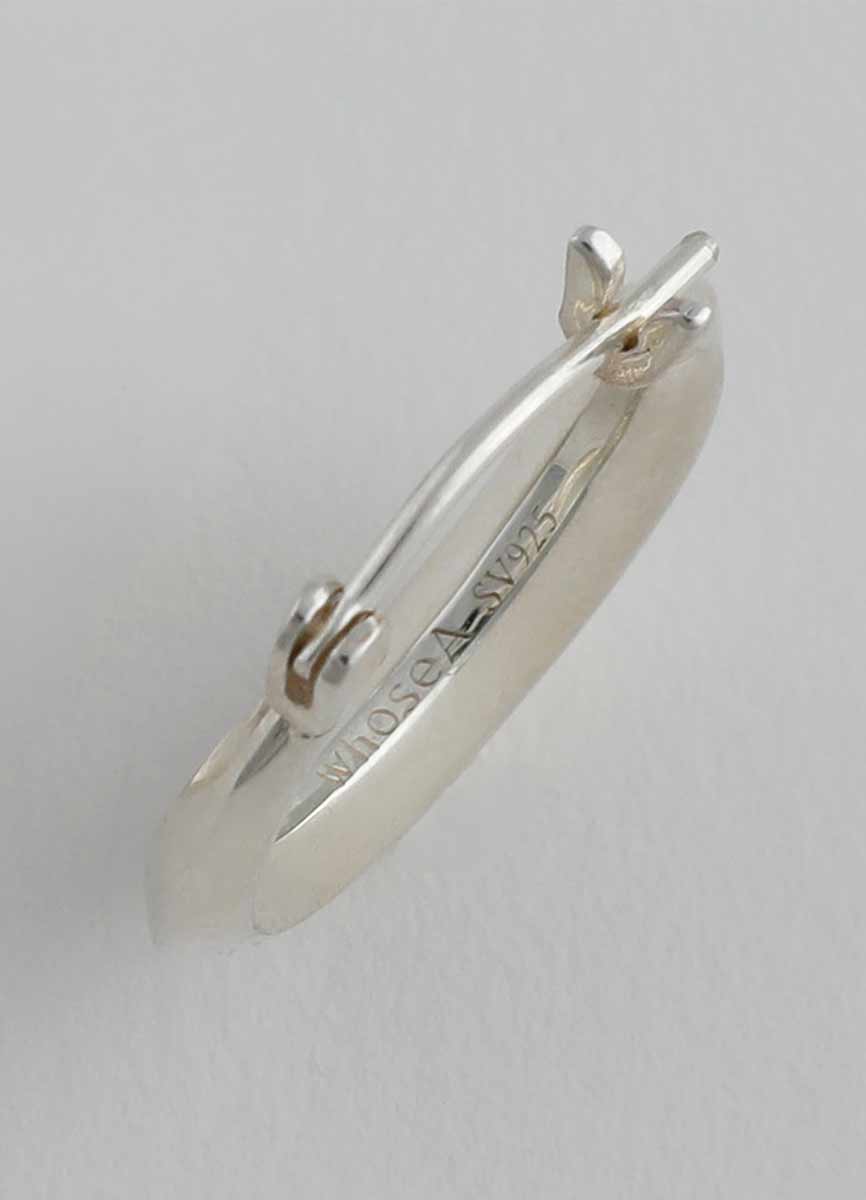 ムーンフープピアス (シルバー925) Huk