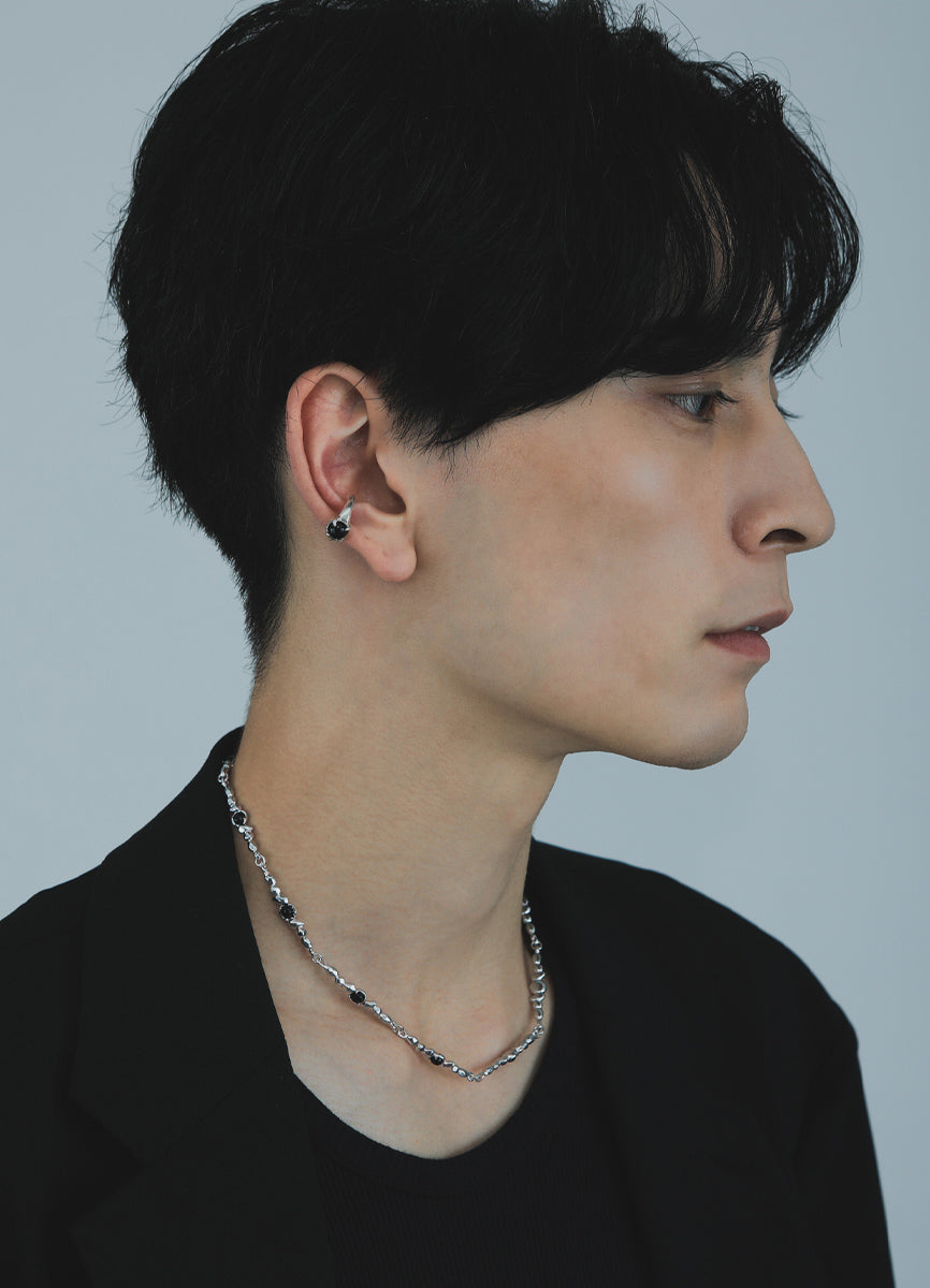 ストーンイヤーカフ (シルバー925) Huk