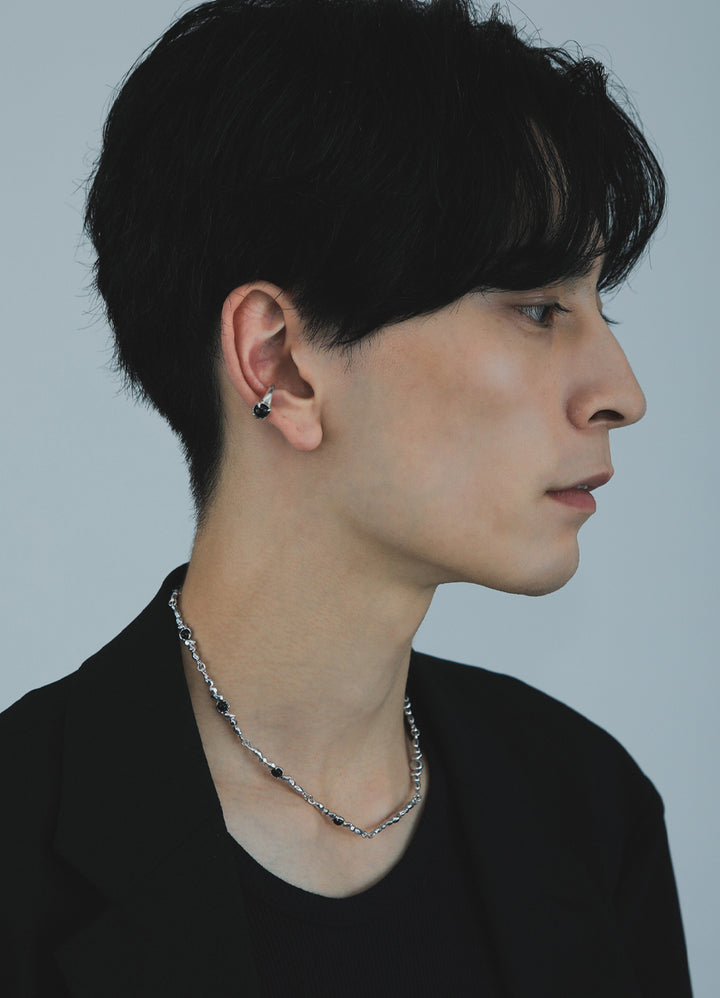 ストーンイヤーカフ (シルバー925) Huk