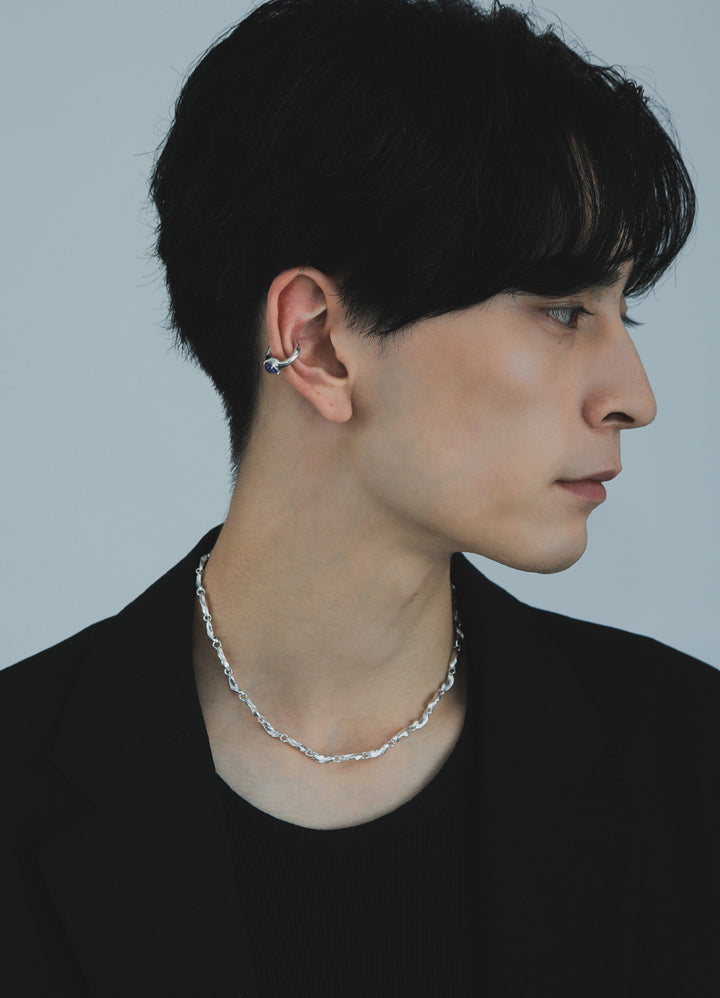 ストーンイヤーカフ (シルバー925) Huk