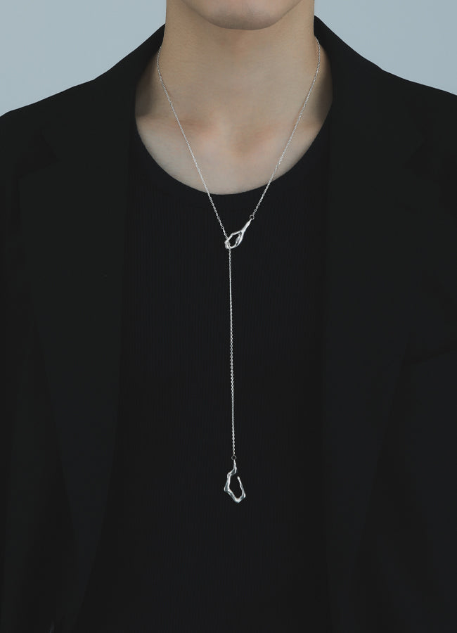 フックチェーンネックレス(ロング) Huk