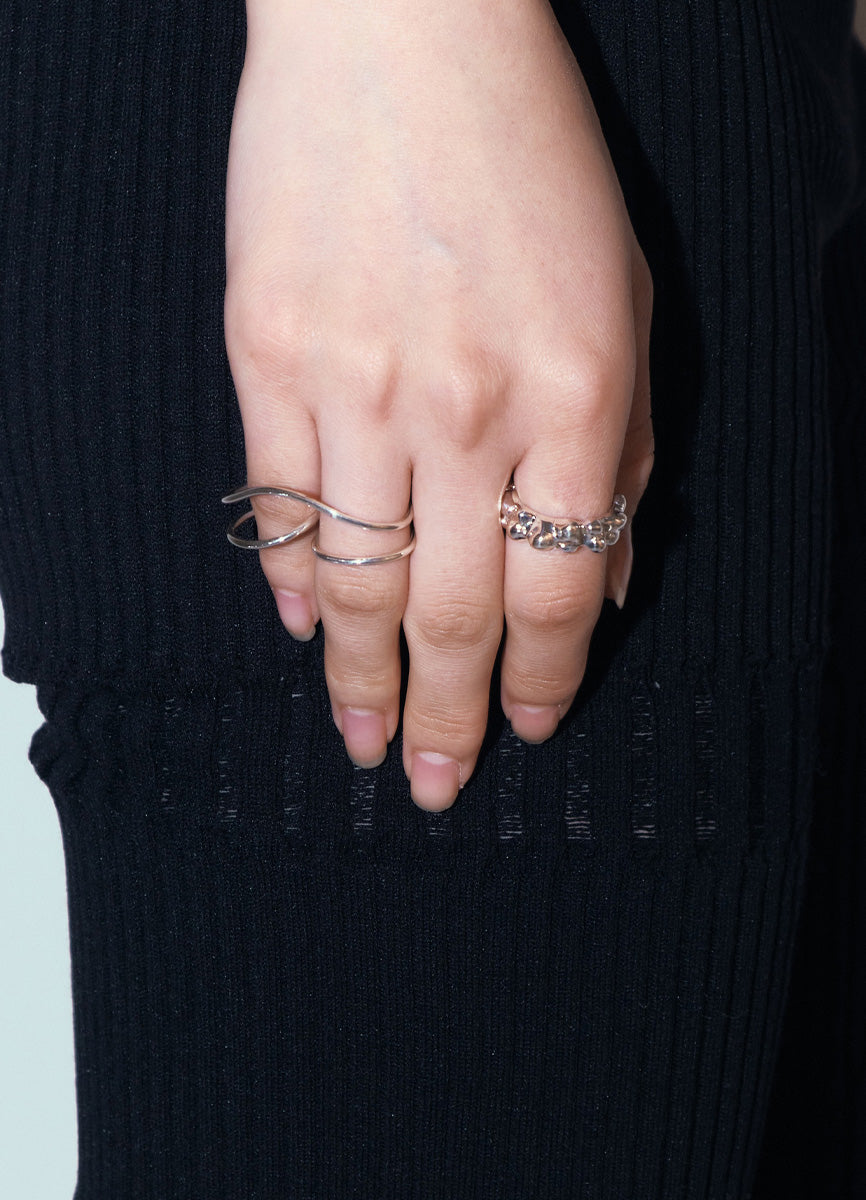 ヘリックスダブルリング (SV) Huk