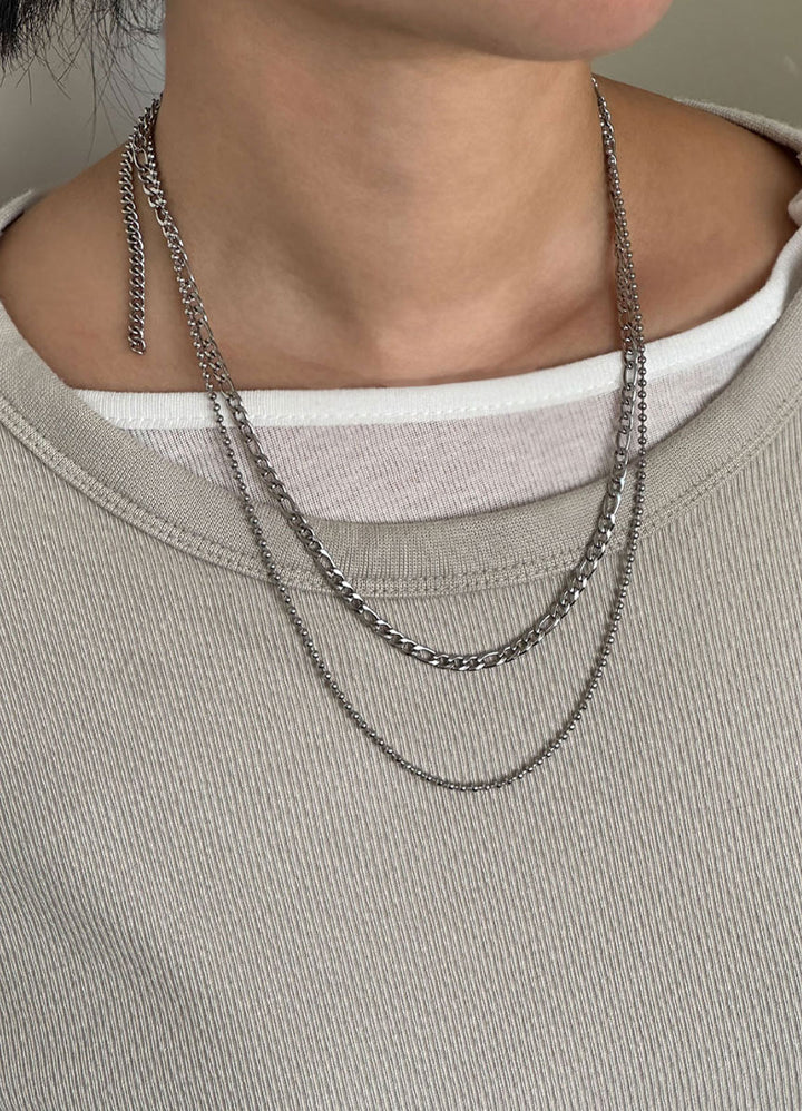 オムニディレクショナルネックレス(ステンレス)