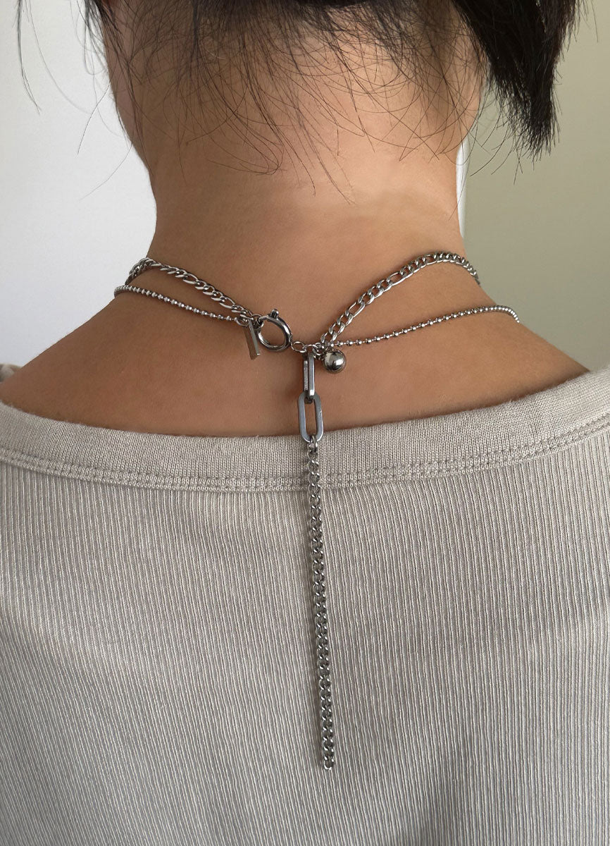 オムニディレクショナルネックレス(ステンレス)