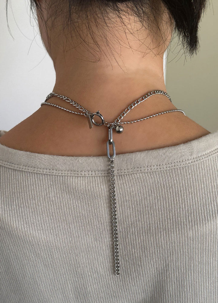 オムニディレクショナルネックレス(ステンレス)