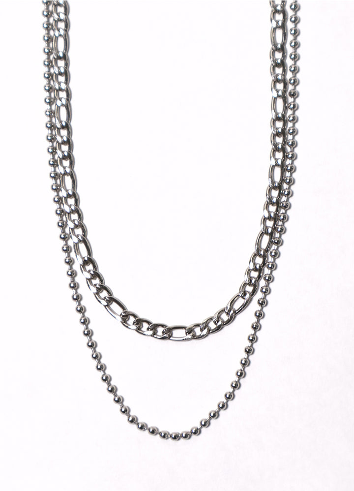 オムニディレクショナルネックレス(ステンレス)