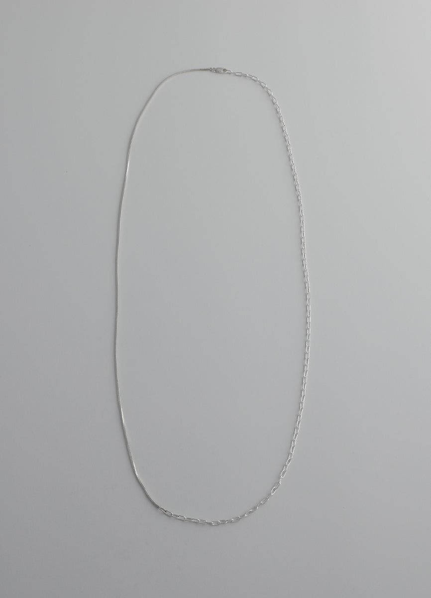 コネクションチェーンネックレス (SV) Huk