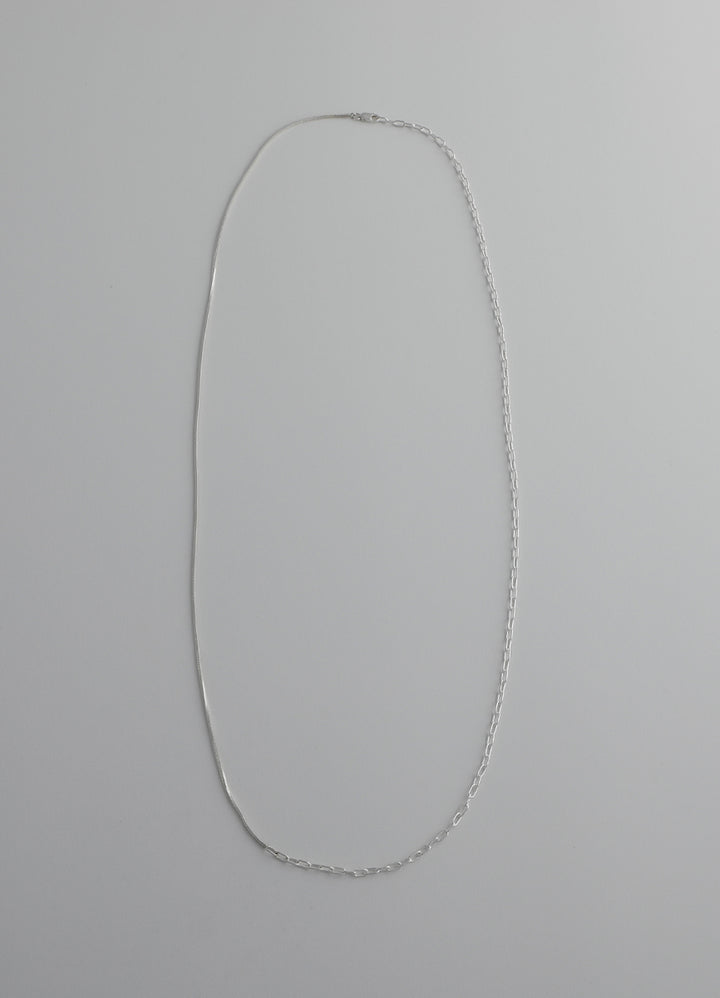 コネクションチェーンネックレス (SV) Huk