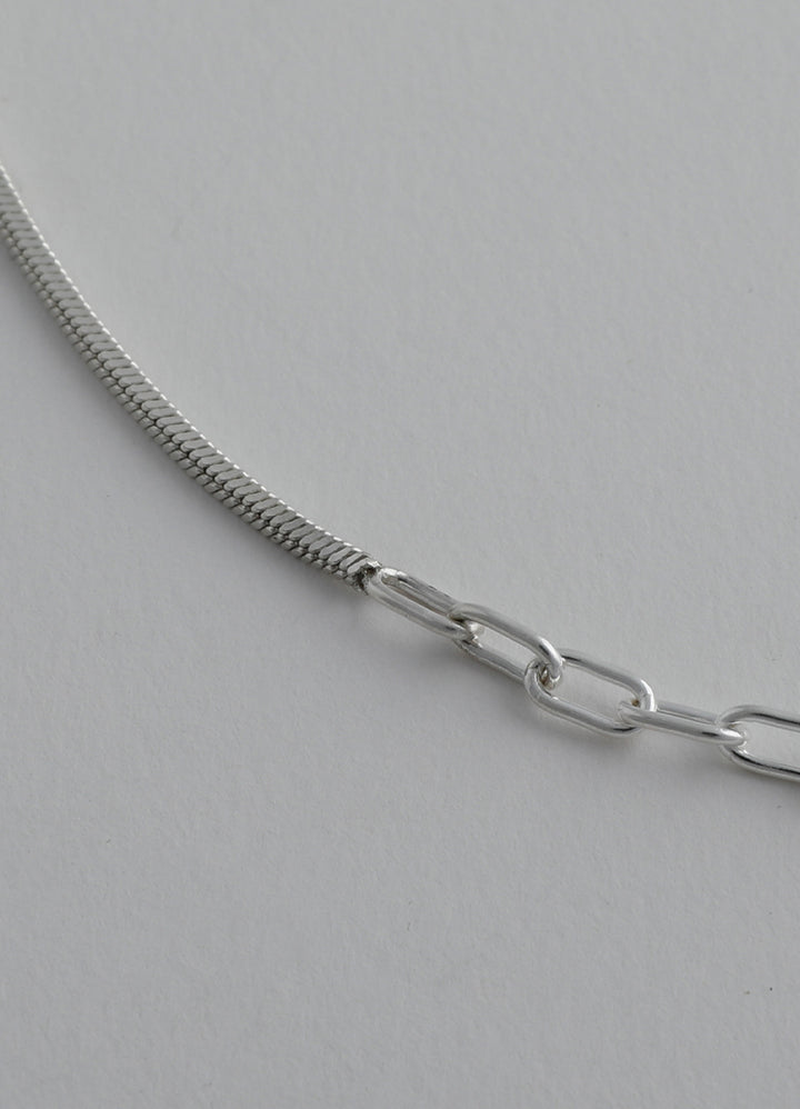 コネクションチェーンネックレス (SV) Huk