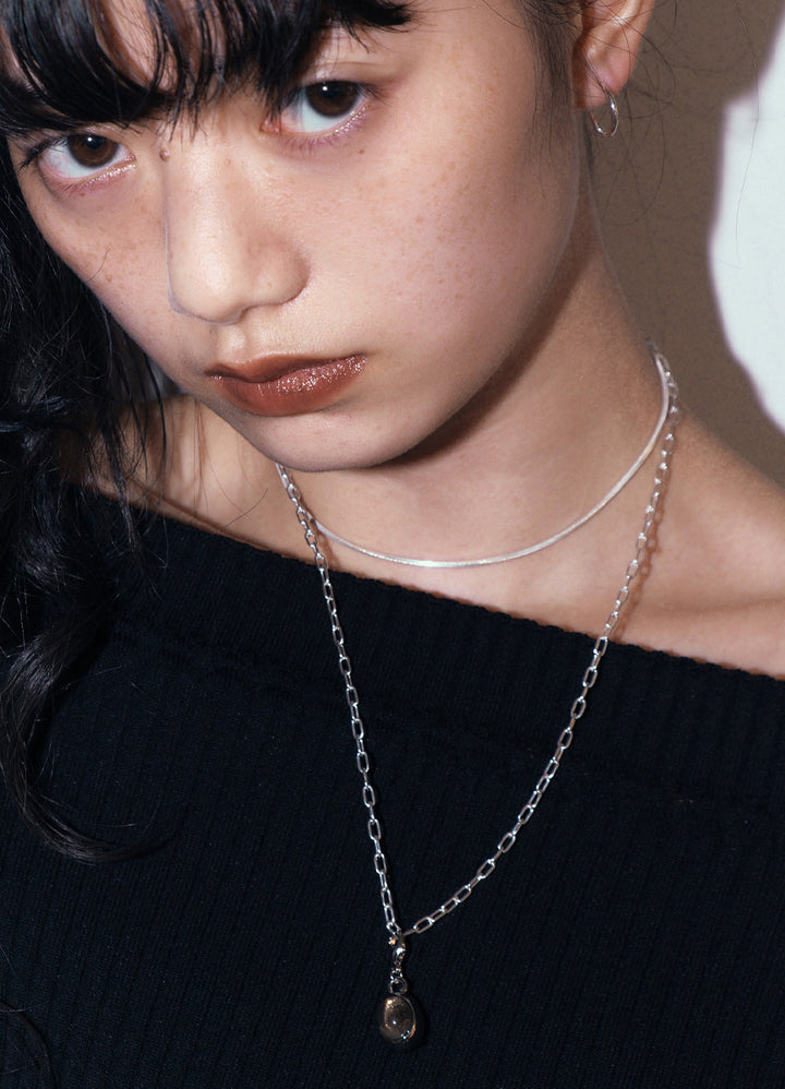 コネクションチェーンネックレス (SV) Huk