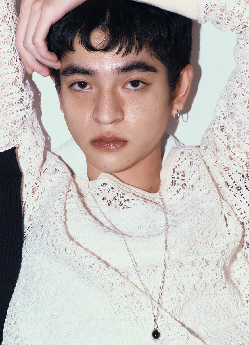 コネクションチェーンネックレス (SV) Huk