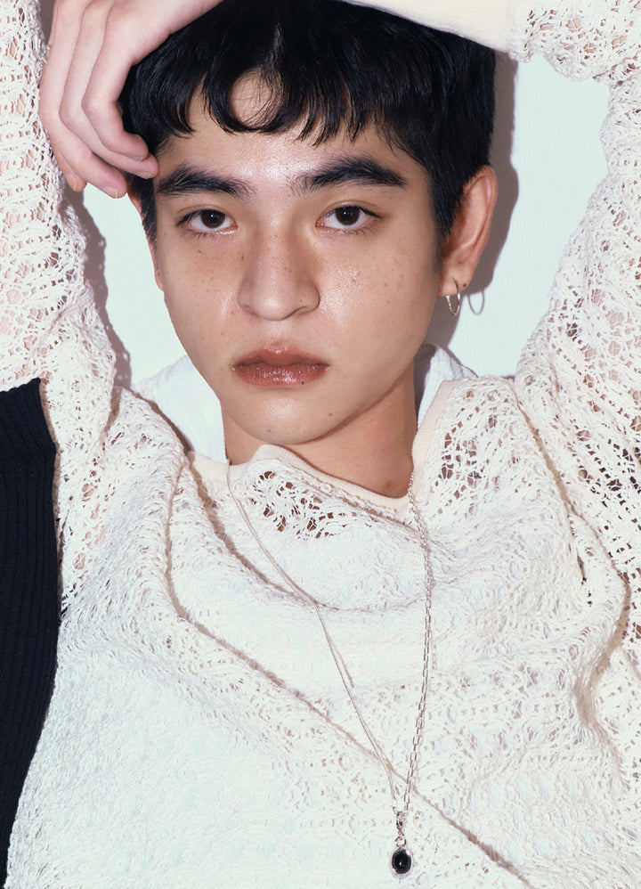 コネクションチェーンネックレス (SV) Huk