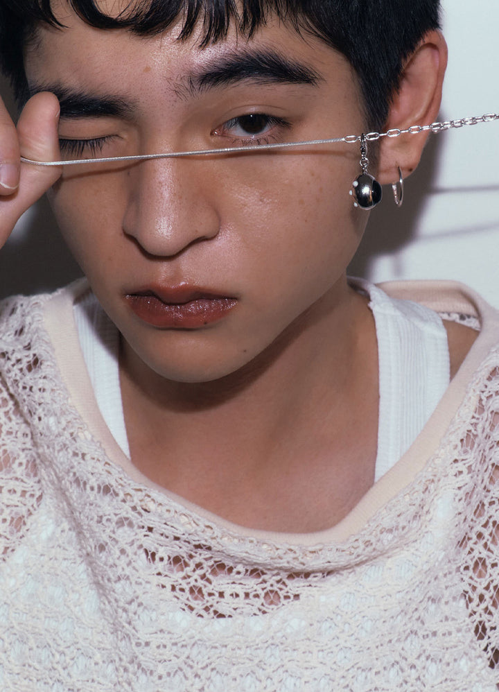 コネクションチェーンネックレス (SV) Huk