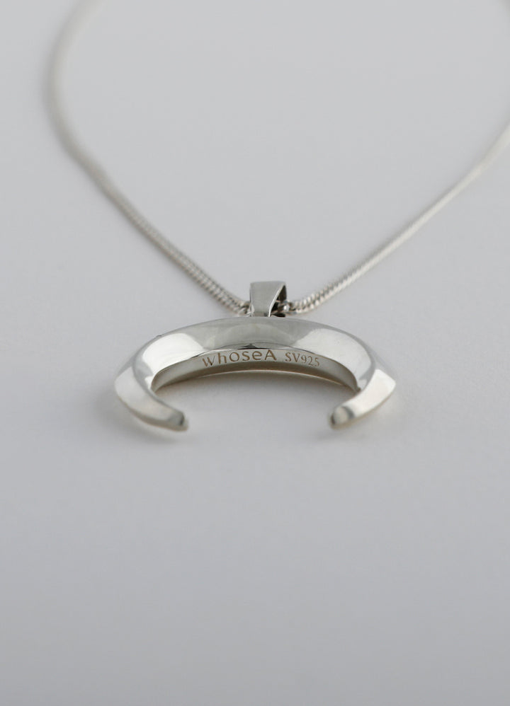 ムーンネックレス (シルバー925) Huk