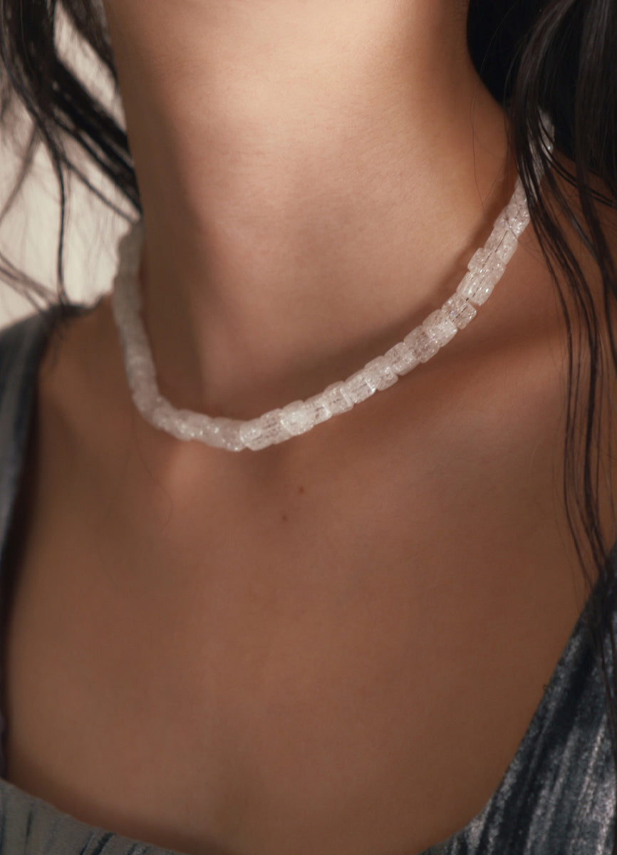 キューブストーンネックレス Toii