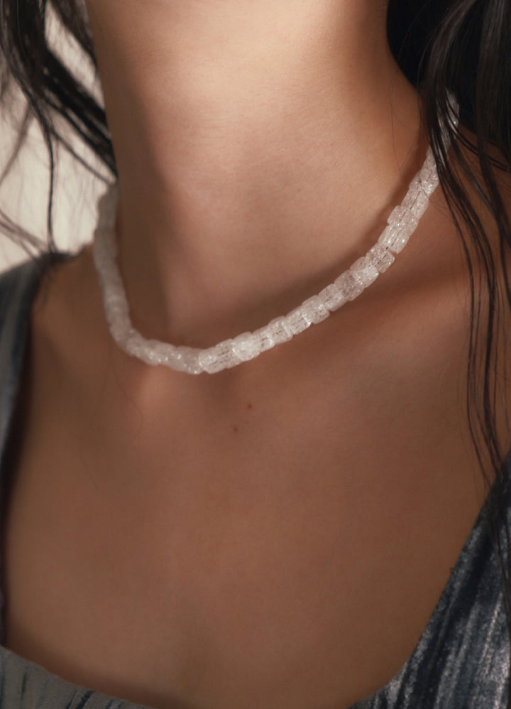 キューブストーンネックレス Toii