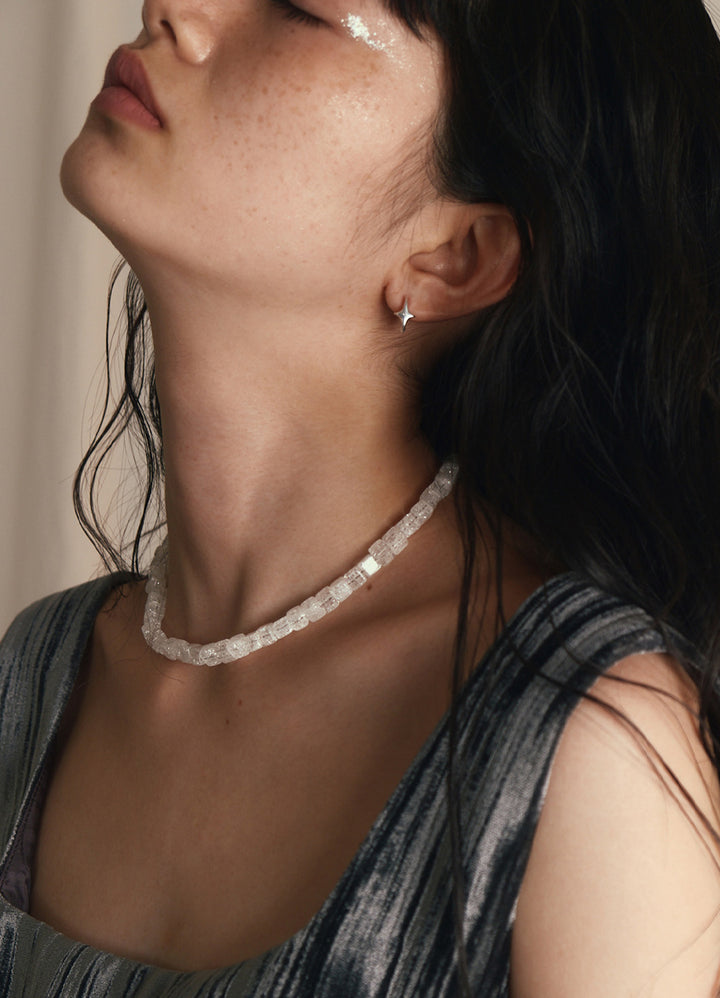 キューブストーンネックレス Toii