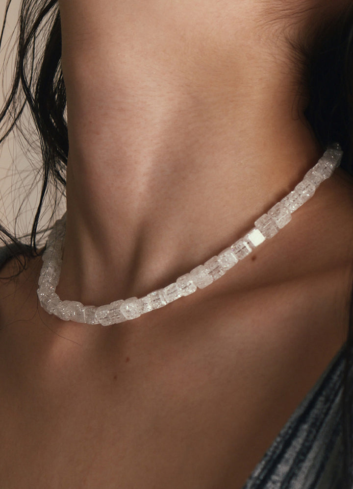 キューブストーンネックレス Toii