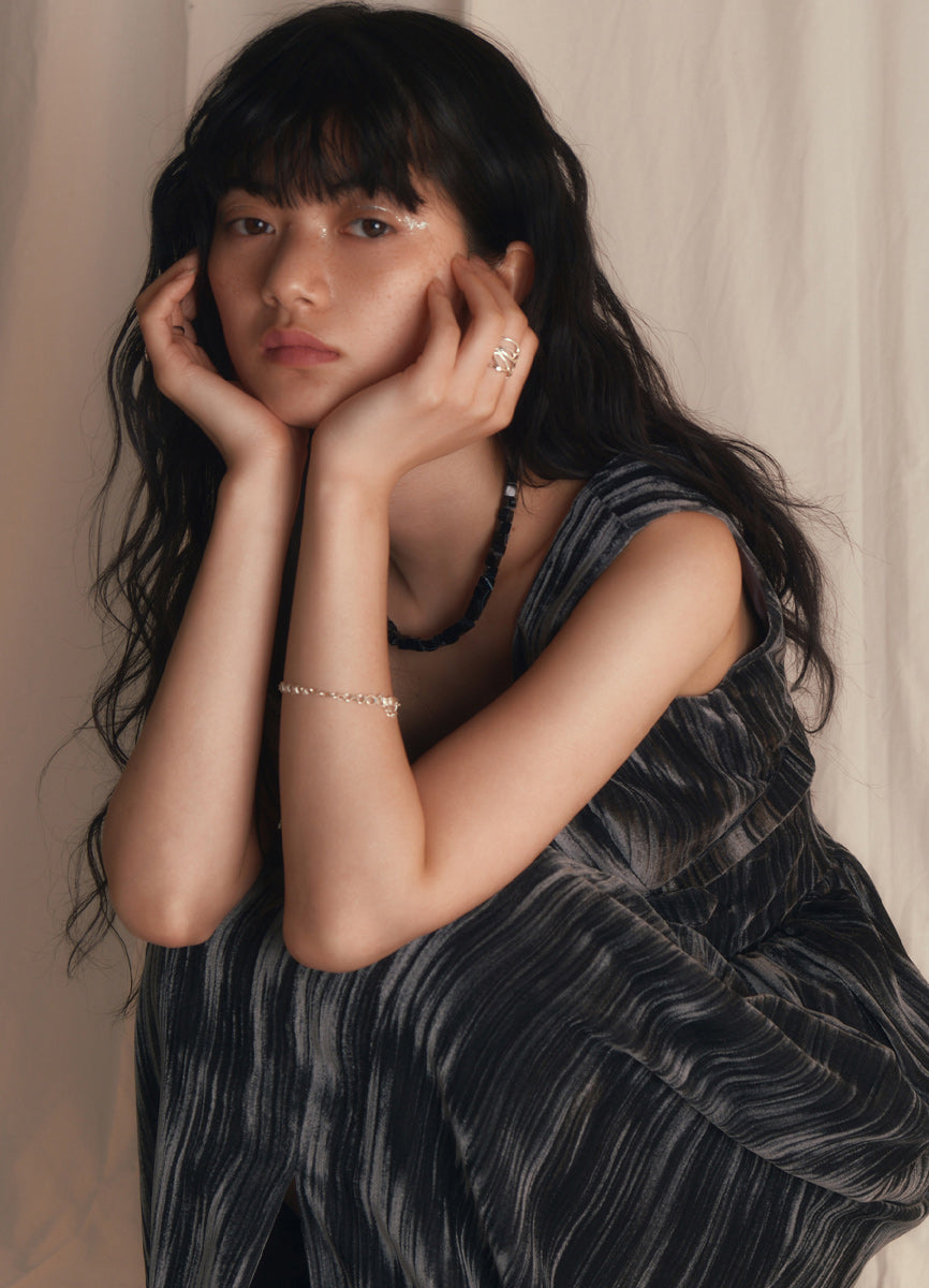 キューブストーンネックレス Toii