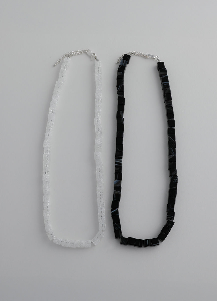 キューブストーンネックレス Toii