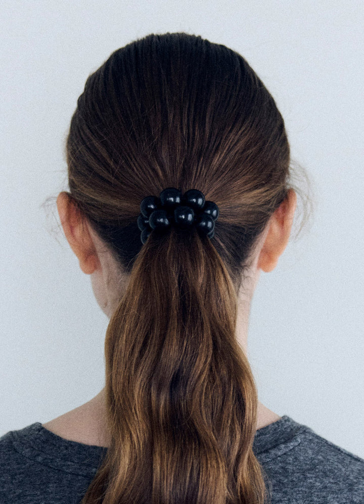 ウッドボールヘアゴム＆ブレスレット