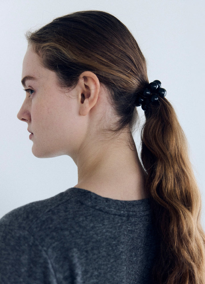 ウッドボールヘアゴム＆ブレスレット